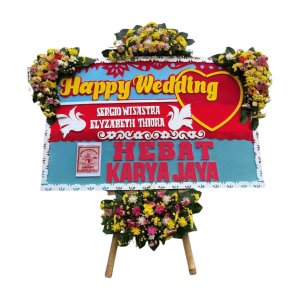 Papan Bunga Pernikahan 3