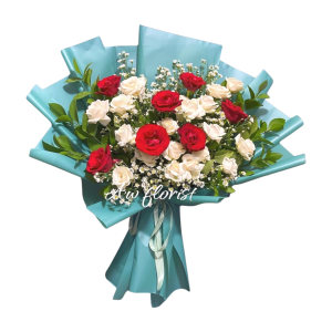 Buket Bunga Warna Rose Mix